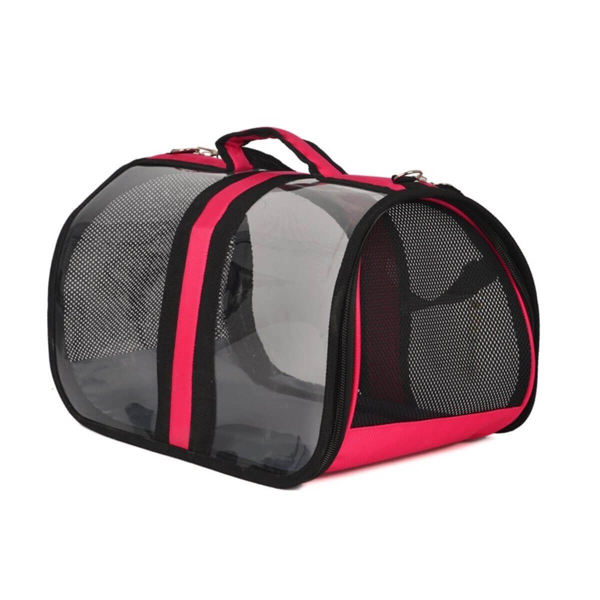 Luckypaw Şeffaf Kedi Ve Köpek Çantası Pembe