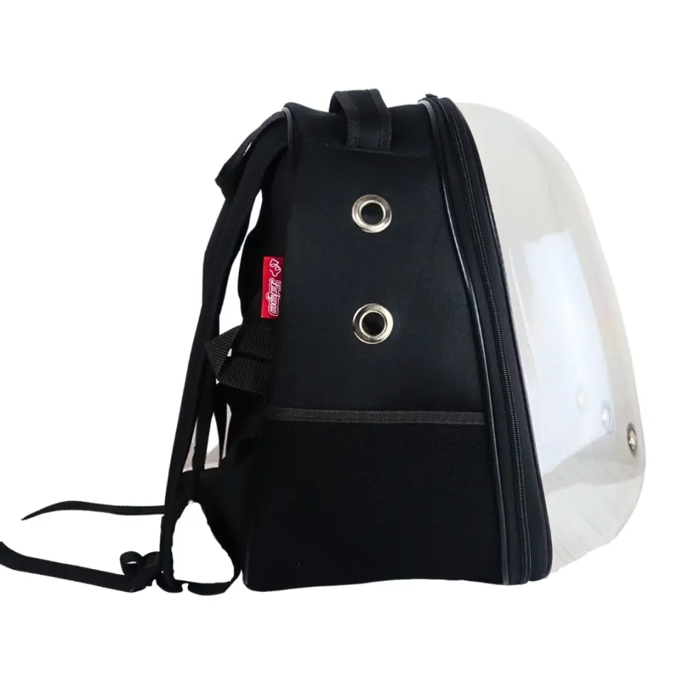 Jumbo Astronot Kedi ve Köpek Çantası Siyah  (47 x 37 x 33 cm)