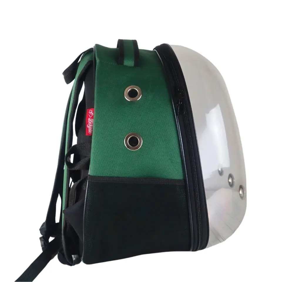 Jumbo Astronot Kedi ve Köpek Çantası Yeşil (47 x 37 x 33 cm)