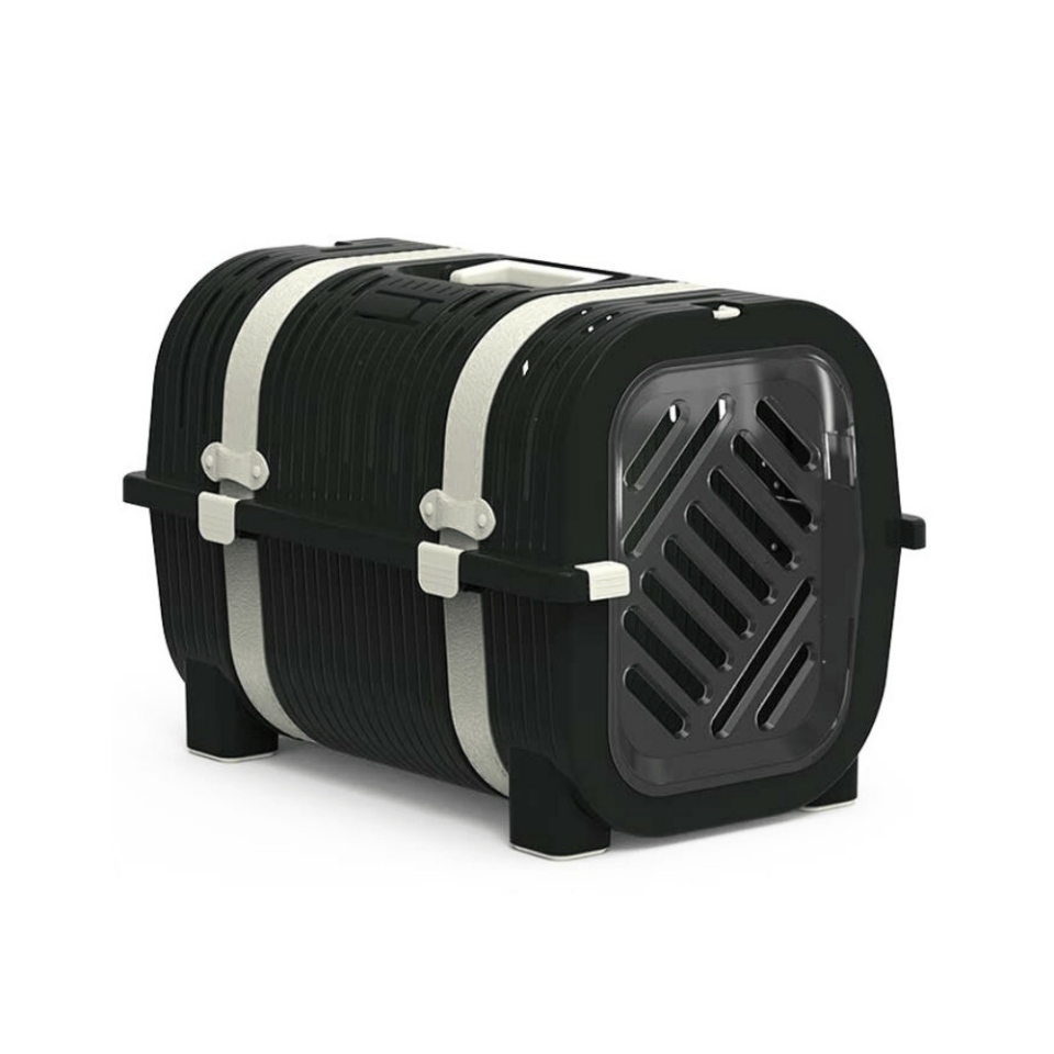 Rainbow Siyah-Bej Kemer Taşıma Kutusu 51x33x36