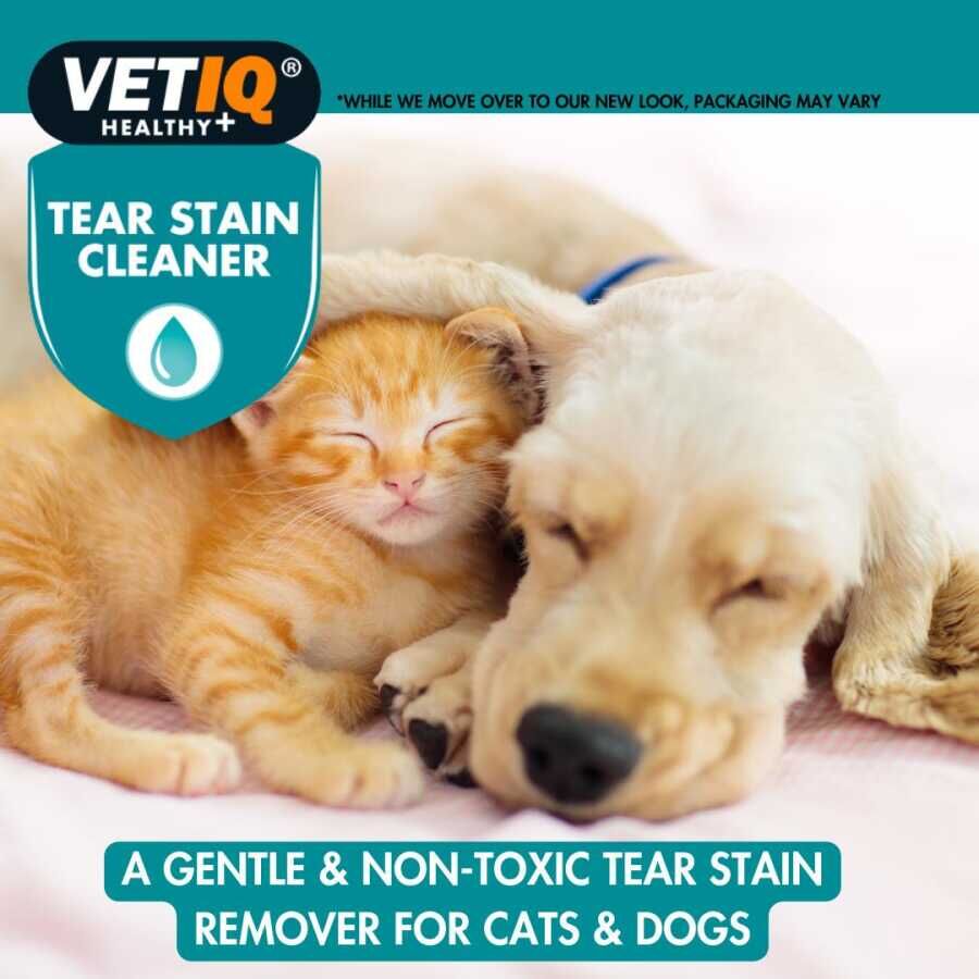 Vet IQ Tear Stain Remover Kedi ve Köpek Gözyaşı Leke Çıkarıcı 100 ml