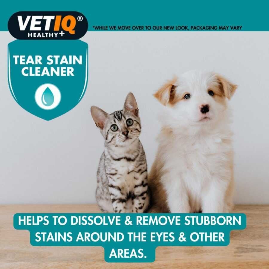 Vet IQ Tear Stain Remover Kedi ve Köpek Gözyaşı Leke Çıkarıcı 100 ml