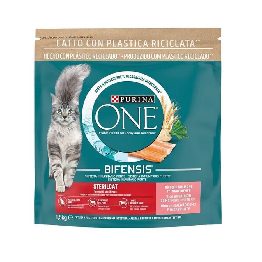 Purina One Somonlu Kısır Kedi Maması 1.4 Kg