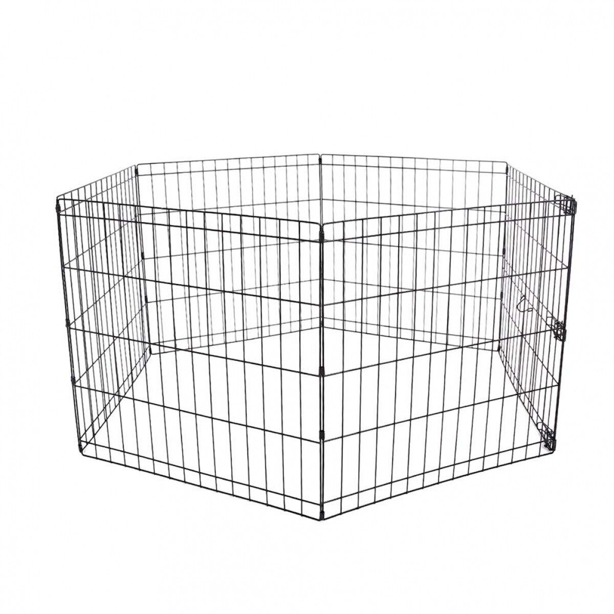 Mio Köpek Çiti 60 x 54 cm Siyah Boyalı