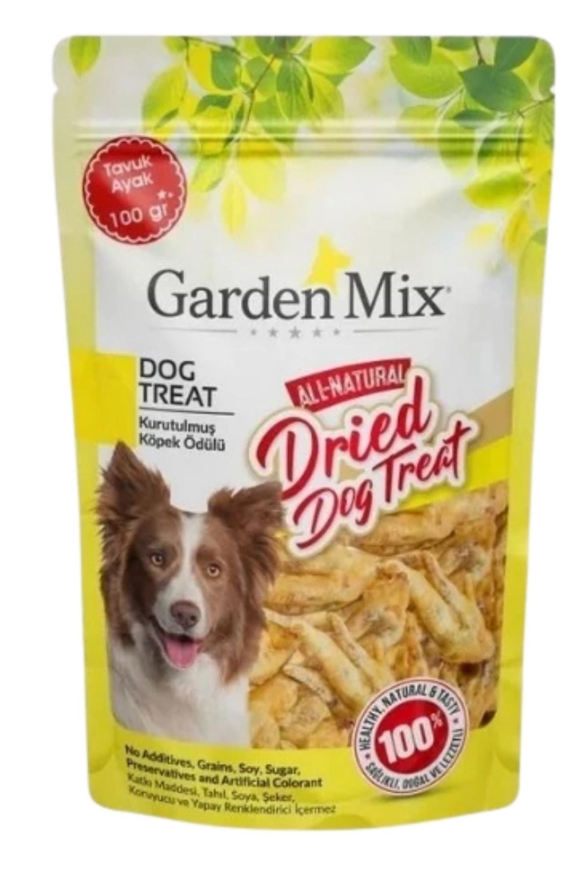 Garden Mix Kurutulmuş Tavuk Ayak Köpek Ödülü 100gr