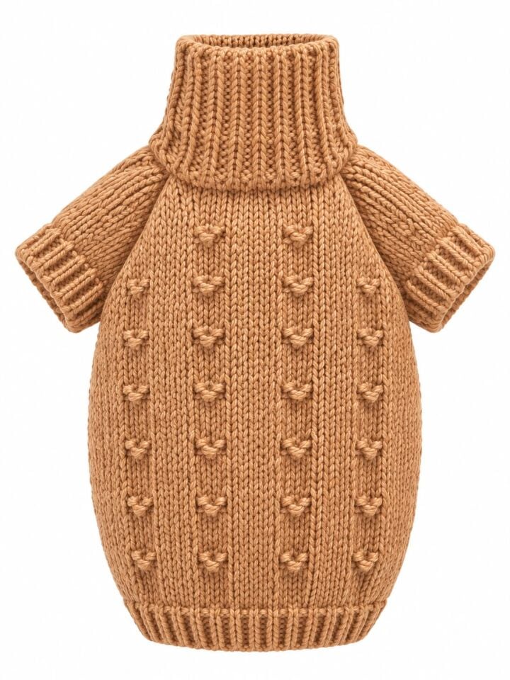 Caramel Knit Triko Köpek Kazağı