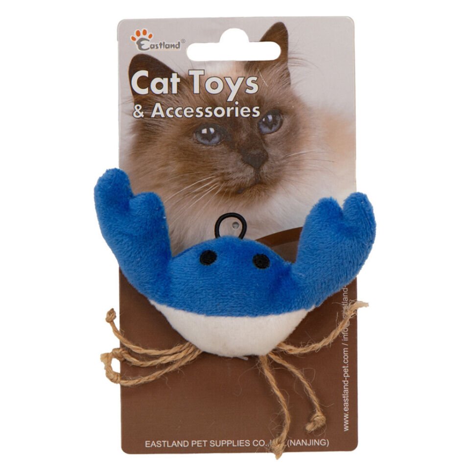 Eastland Catnipli Peluş Yengeç Kedi Oyuncağı 11cm