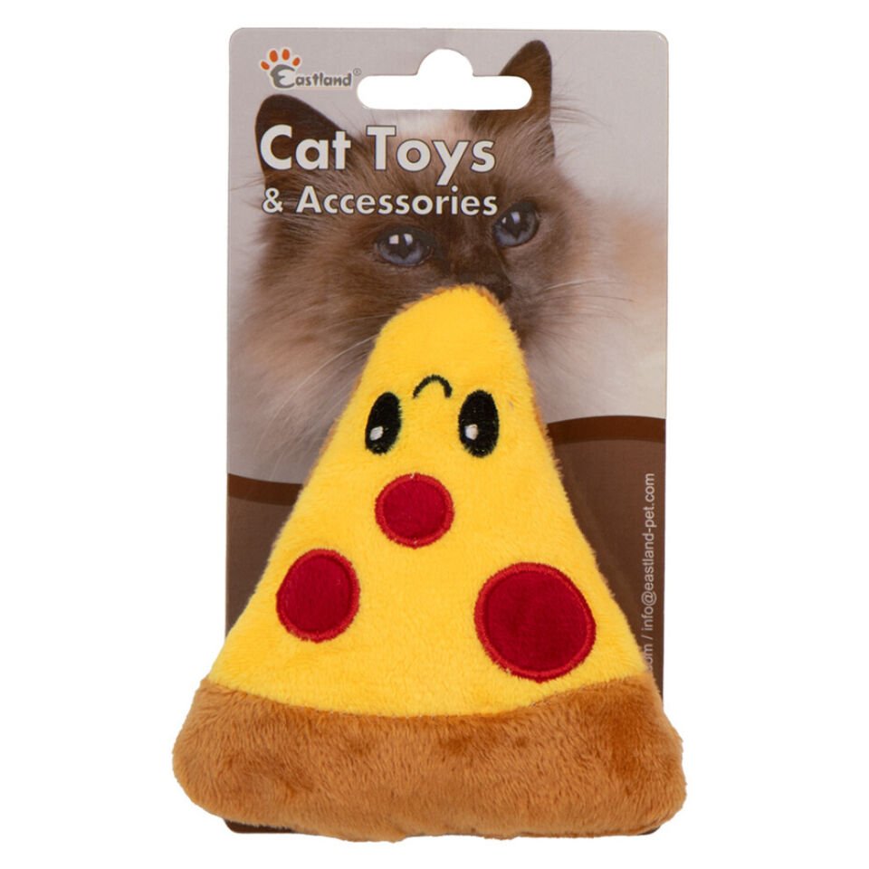 Eastland Catnipli Hışırtılı Peluş Pizza Kedi Oyuncağı 11cm