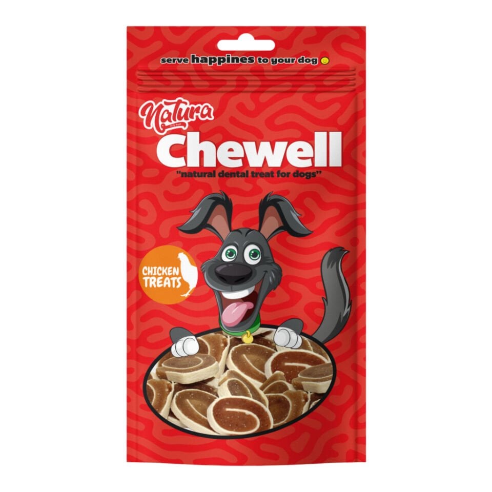 Eco Natura Pet Sushi Yumuşak Tavuk Etli Yuvarlak Köpek Ödülü 100g