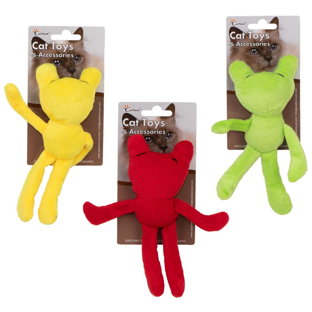 Eastland Kedi Otlu Peluş Uzaylı Kedi Oyuncağı 17cm (Karışık Renkli)