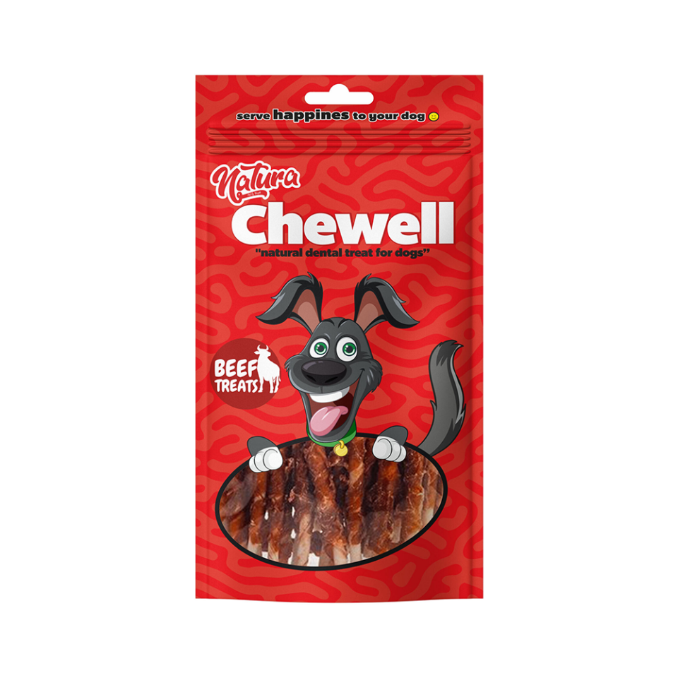Natura Chewell Biftek Etli Köpek Ödül Maması (75 g)