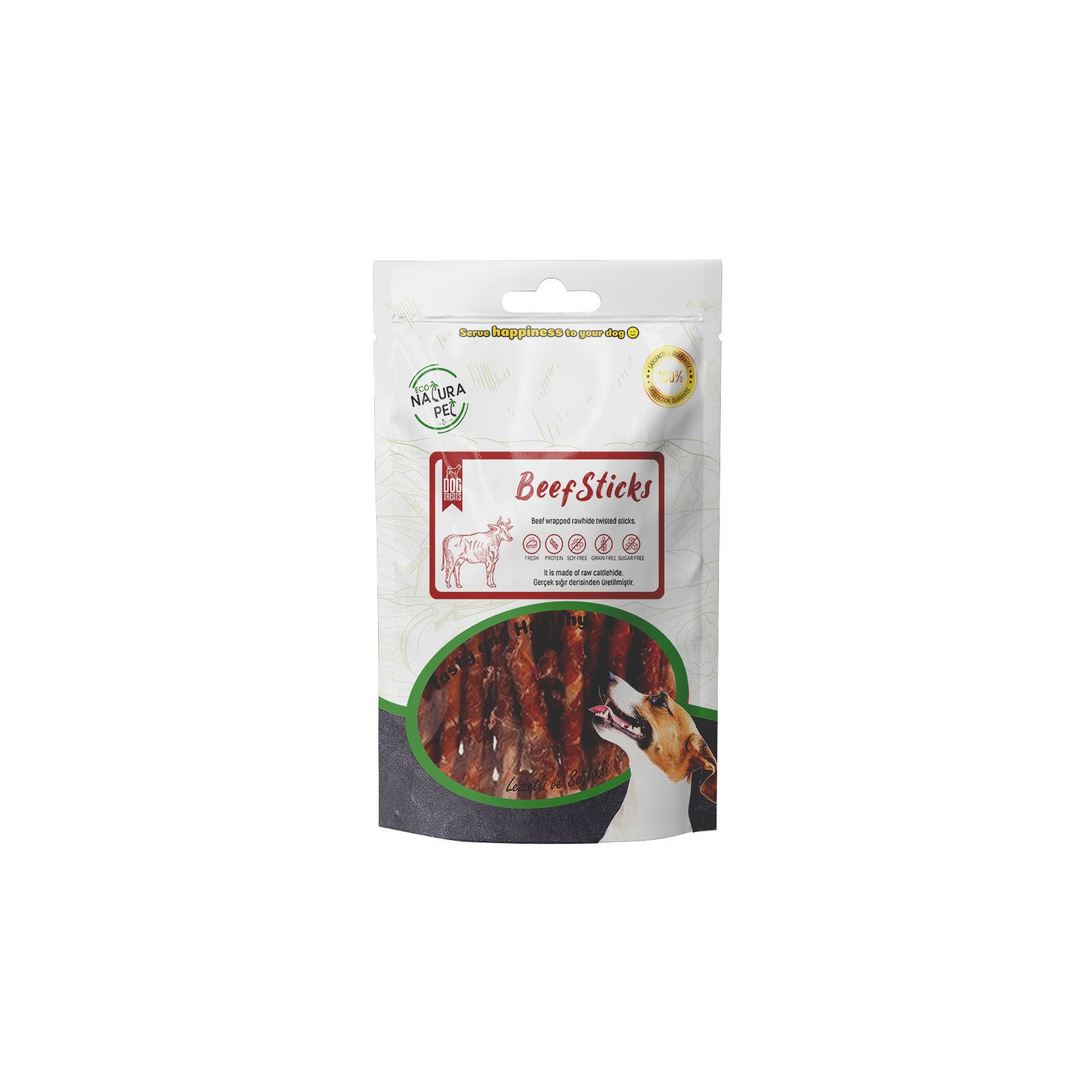 Eco Natura Pet Beef Sticks Biftekli Köpek Ödülü 75g