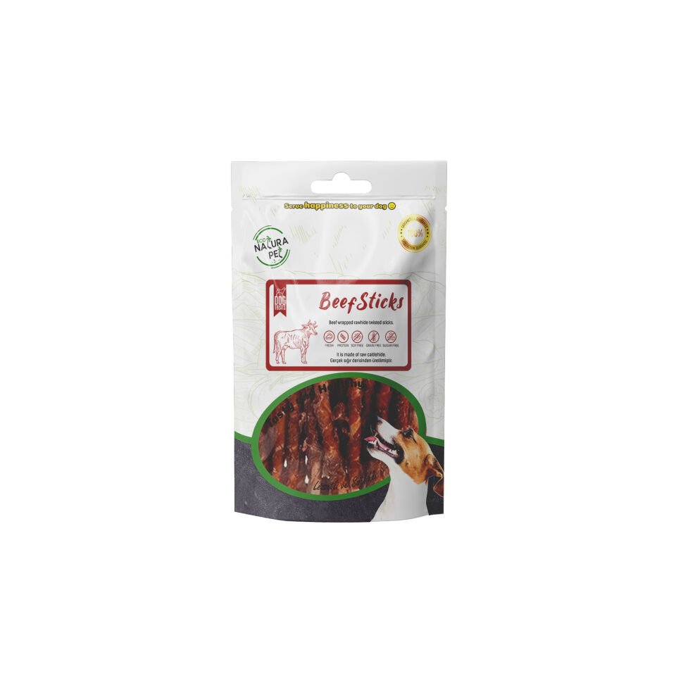 Eco Natura Pet Beef Sticks Biftekli Köpek Ödülü 75g