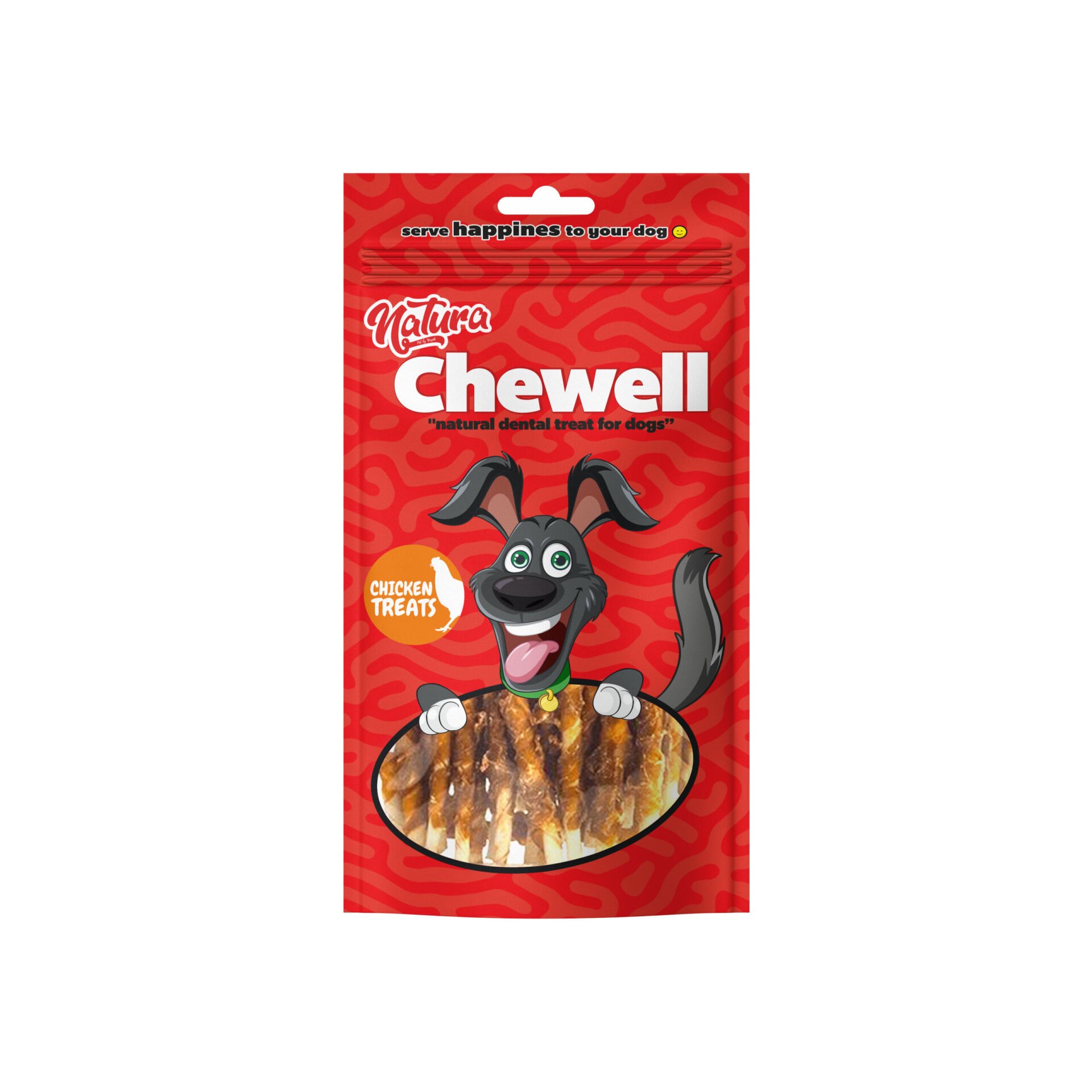 Natura Chewell Chicken Sticks – Tavuk Sargılı Kemik Köpek Ödülü 90 Gr