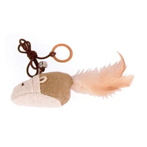 Eastland Parmağa Geçirilebilen Hasır Fare Kedi Oyuncağı 5cm