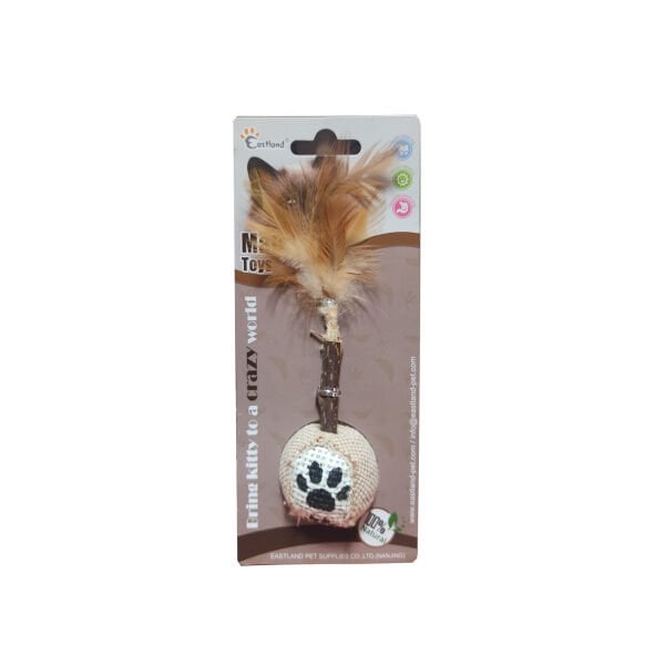 Eastland Matatabili Tüylü Top Kedi Oyuncağı 9cm