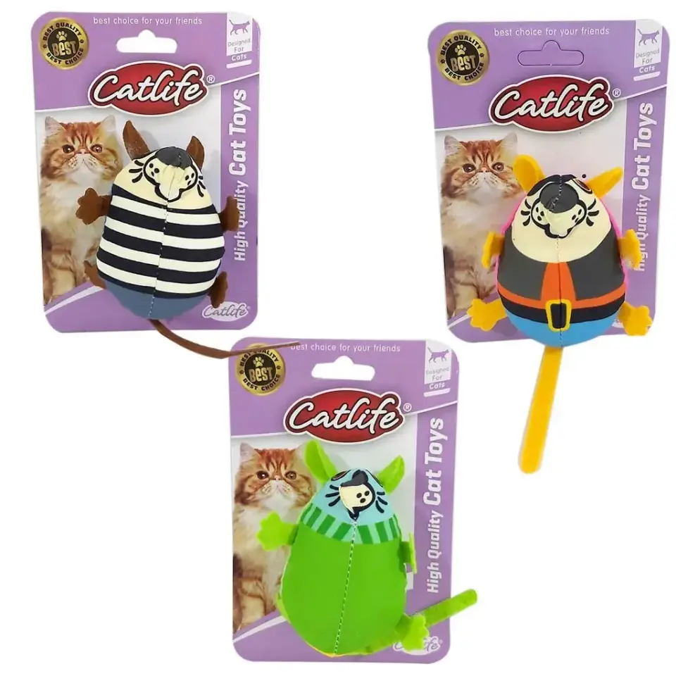 Catlife Kediler İçin Renkli Fare Oyuncağı