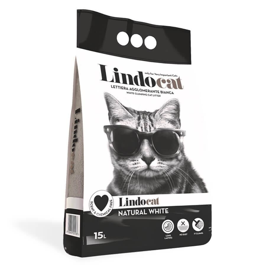 Lindocat Natural Kalın Taneli Kokusuz Topaklanan Kedi Kumu 10L