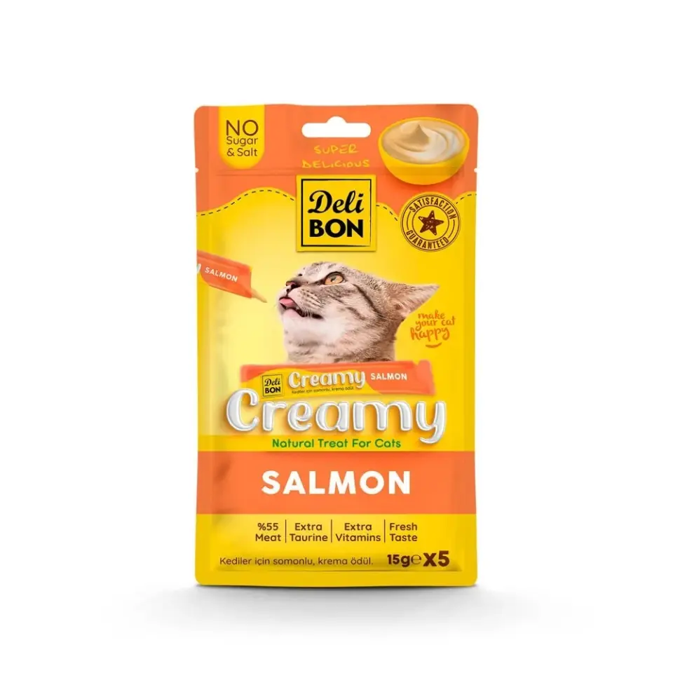 Delibon Creamy Somonlu Ödül Maması 15gr (5 Adet)