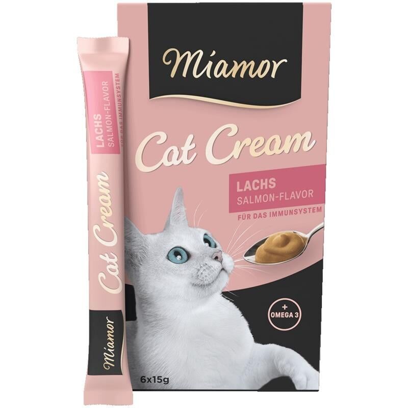 Miamor Cream Somonlu Kedi Ödülü 6x15 Gr