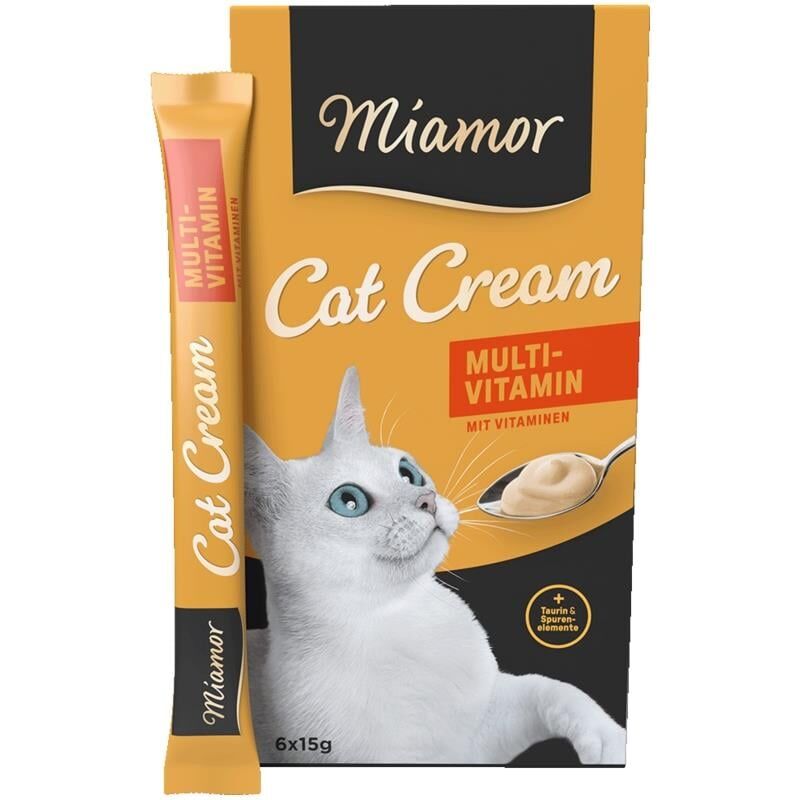 Miamor Cream Multi Vitamin Ek Besin ve Kedi Ödülü 6 x 15 Gr 4.8 (250 Değerlendirme)