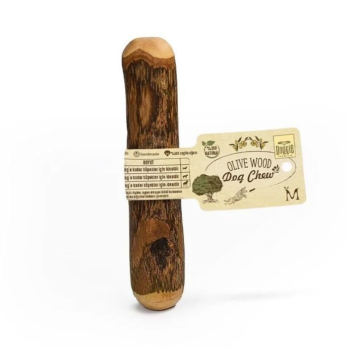 Doggie Doğal Zeytin Ağacı Çiğnenebilen Köpek Oyuncağı M