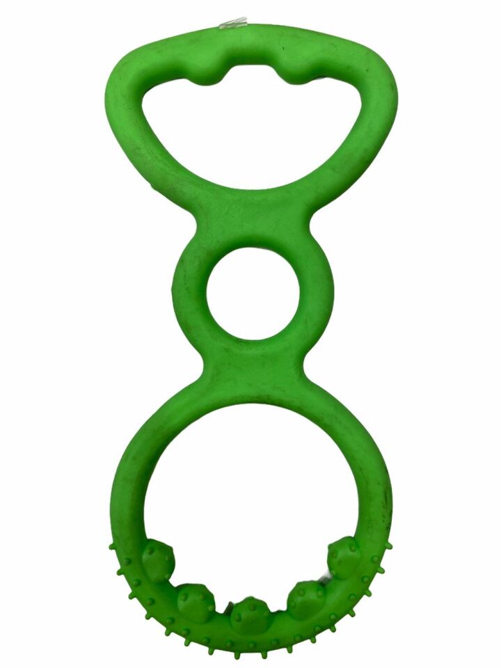 Tutmaçlı Köpek Oyuncağı 19 cm Yeşil