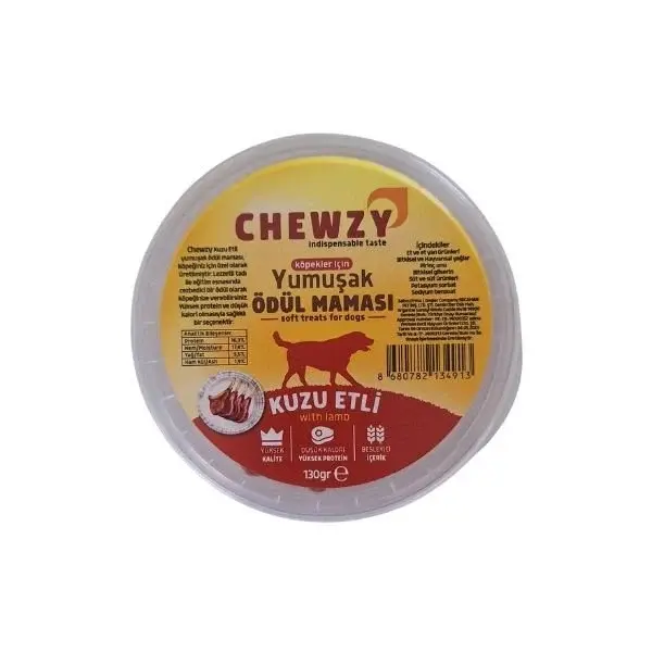 Chewzy Kuzulu Yumuşak Köpek Ödül Maması 130 Gr