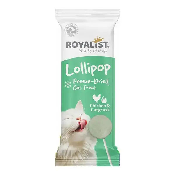 Royalist Lollipop Tavuklu ve Kedi Çimli Kedi Ödülü 1,4gr