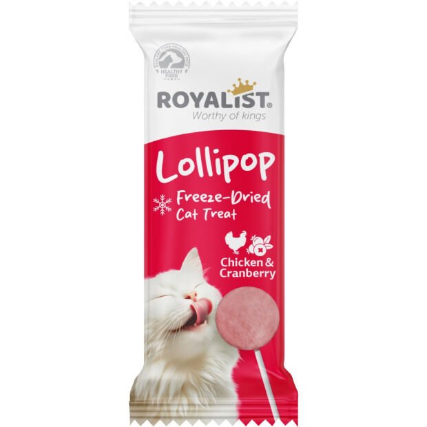 Royalist Lollipop Tavuklu ve Kızılcıklı Kedi Ödülü 1,4gr