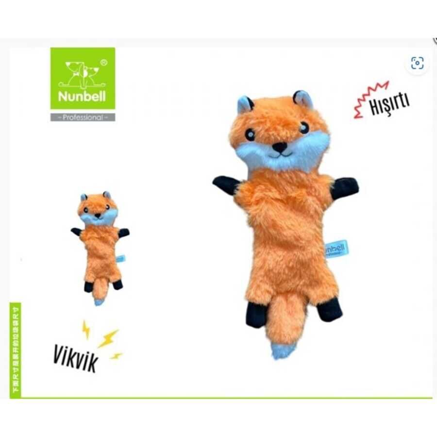 Nunbell Köpek Oyuncağı Peluş Tilki