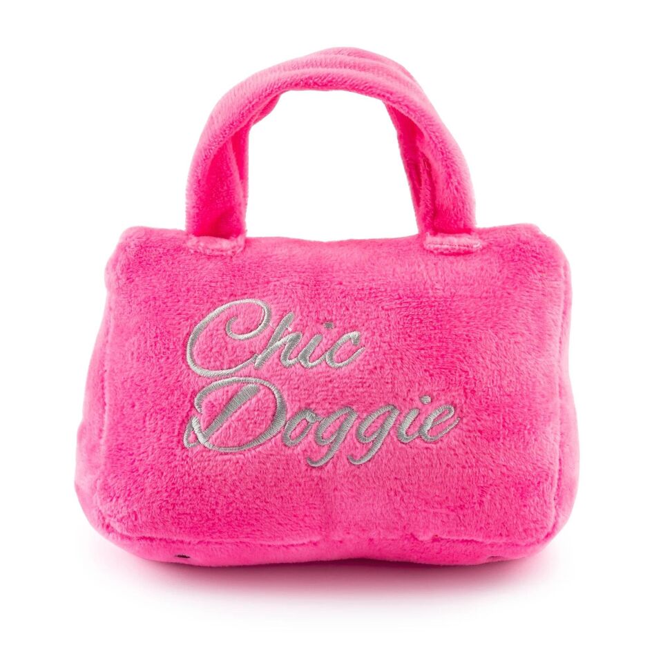 Barkin Bag -*CHIC DOGGIE* Pink w/ Scarf