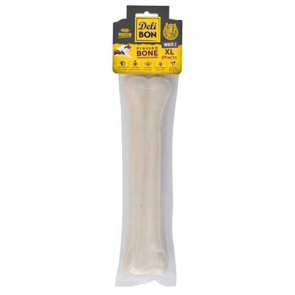 Deli Bon Deri Press Kemik Köpek Ödülü (27 cm)