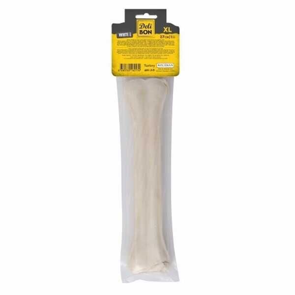 Deli Bon Deri Press Kemik Köpek Ödülü (27 cm)