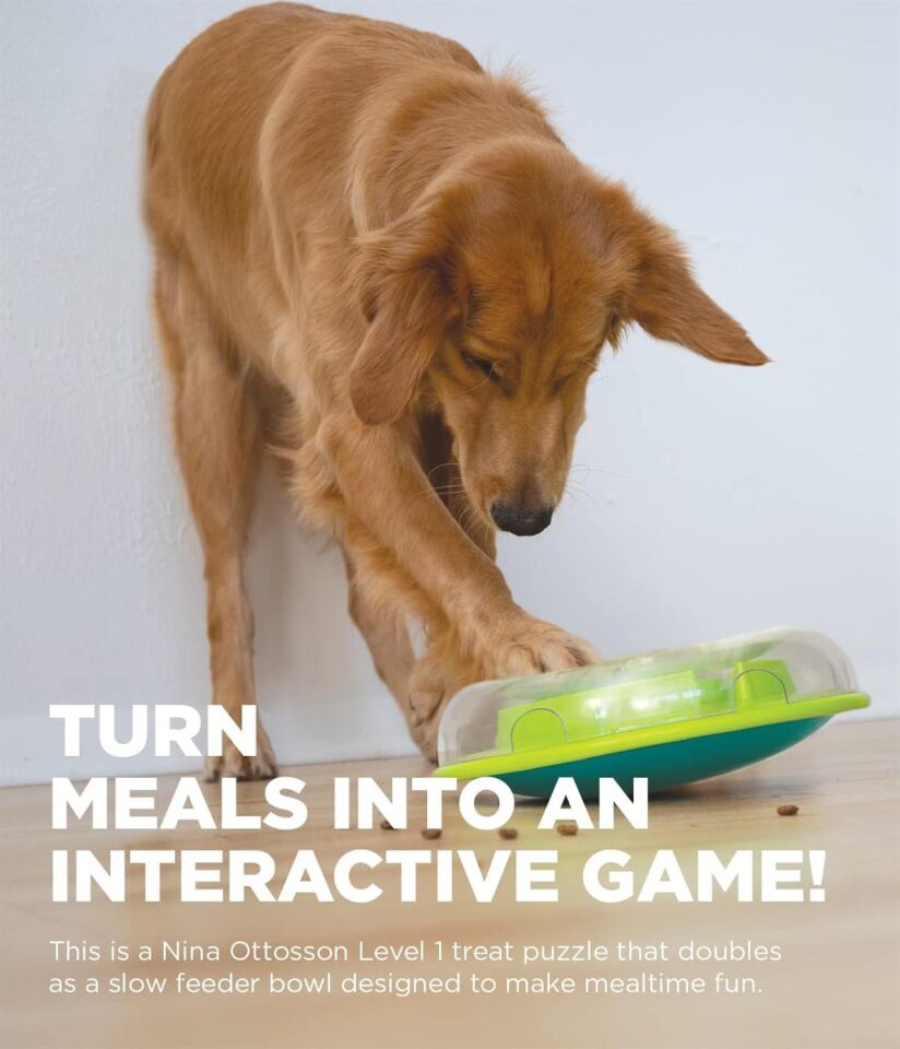 Outward Hound Wobble Bowl Interactive Treat Puzzle Köpek Oyuncağı Medium
