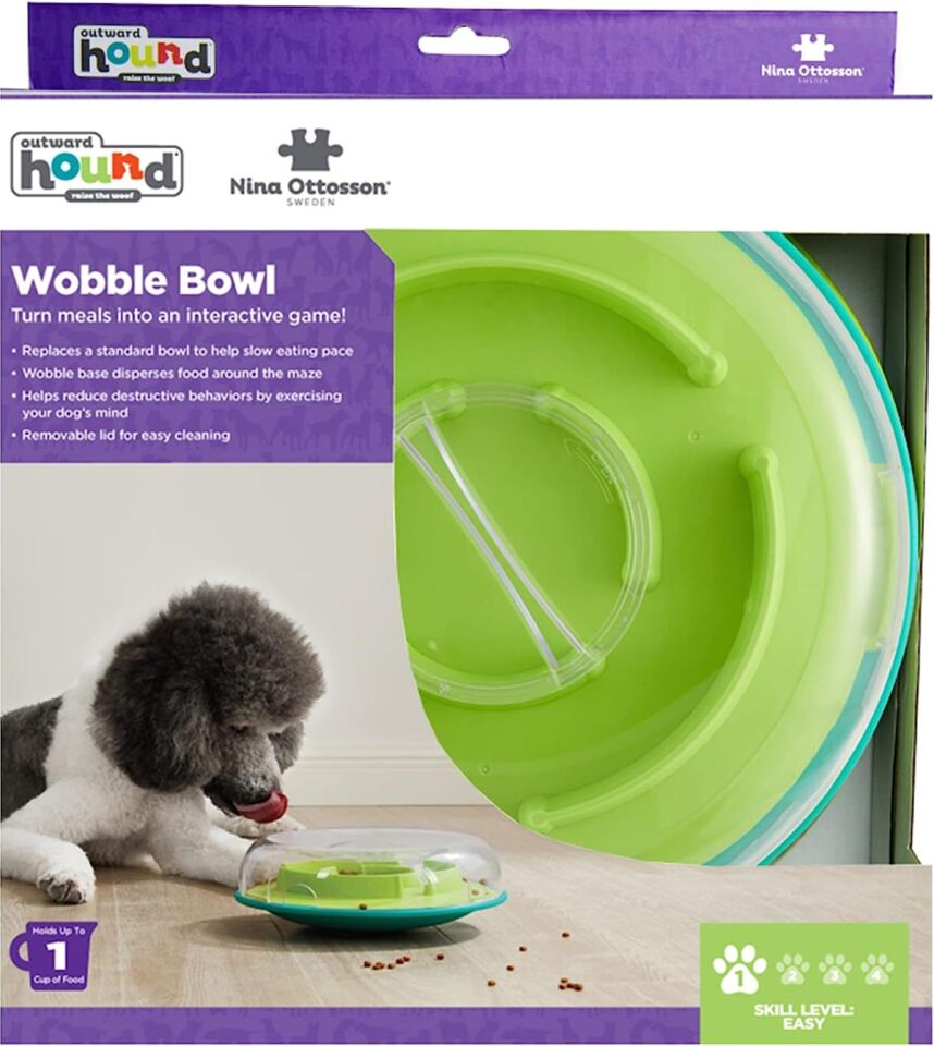 Outward Hound Wobble Bowl Interactive Treat Puzzle Köpek Oyuncağı Medium