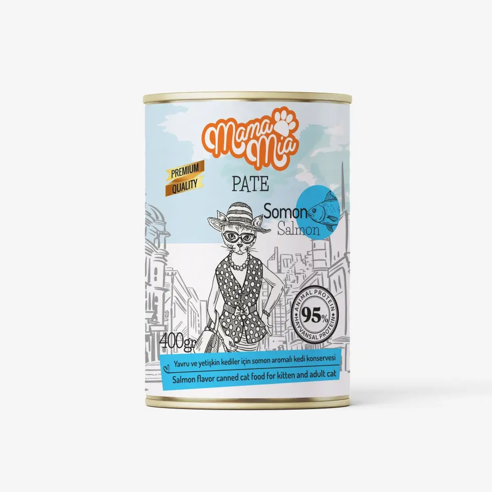 Mamamia Somonlu Kedi Konserve 400 Gr