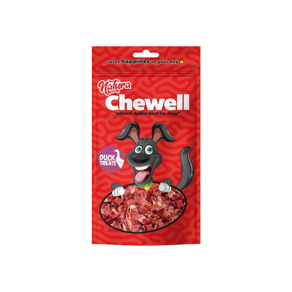 Natura Chewell Duck Cubes Yumuşak Ördekli Küp Köpek Ödülü 100 Gr