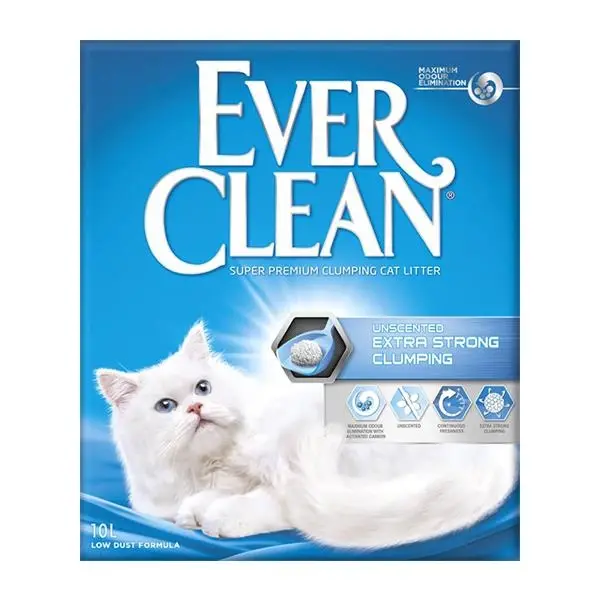 Ever Clean Ekstra Güçlü Parfümsüz Kedi Kumu 10 Lt