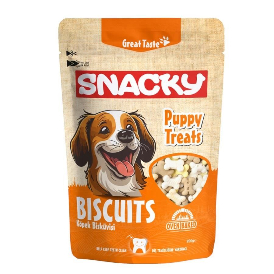 SNACKY Pupy Treats Köpek Bisküvisi 200 gr