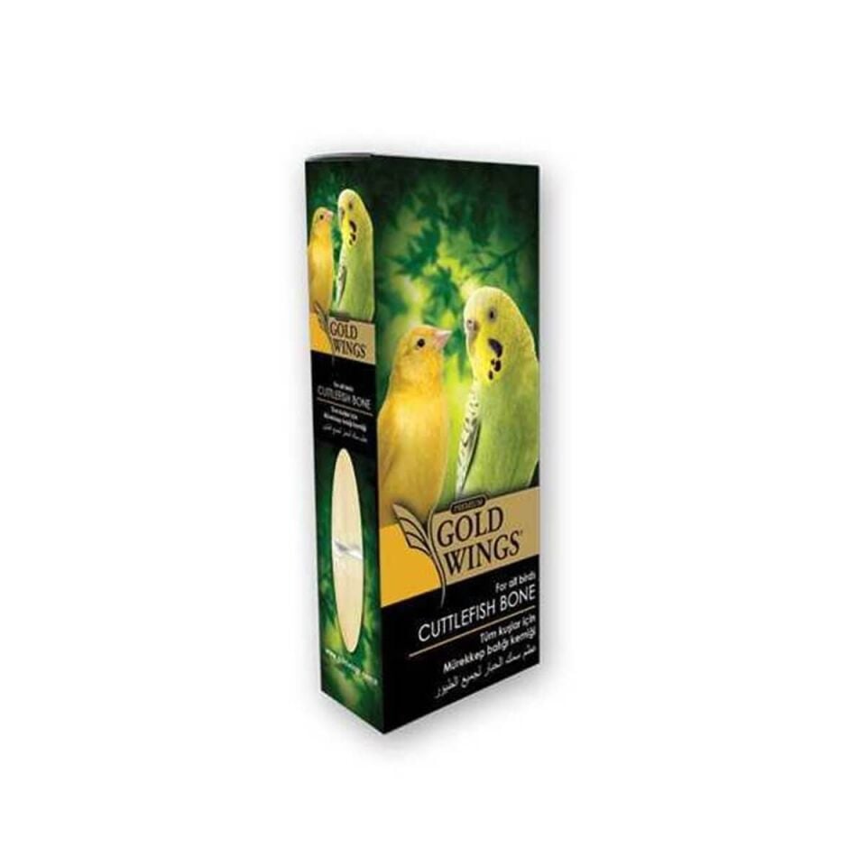 Gold Wings Premium Mürekkep Balığı Kemiği Gaga Taşı Küçük Boy
