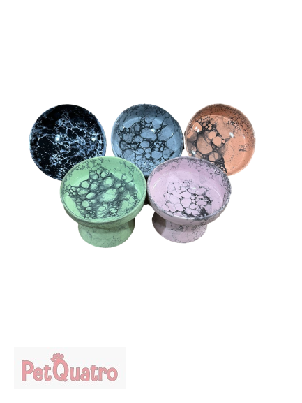 Desenli Seramik Mama Kabı