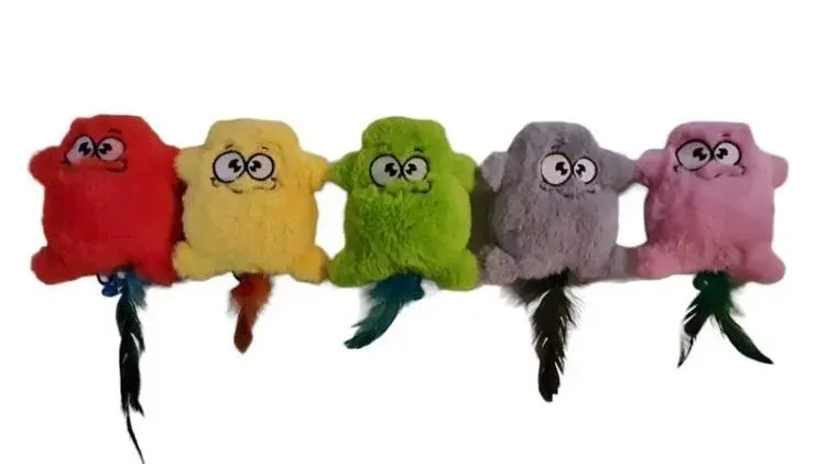 Catnipli Kurbağa Peluş Kedi Oyuncağı