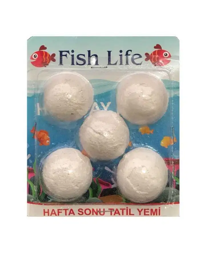 Fish Lıfe Tatil Yemi 5`li
