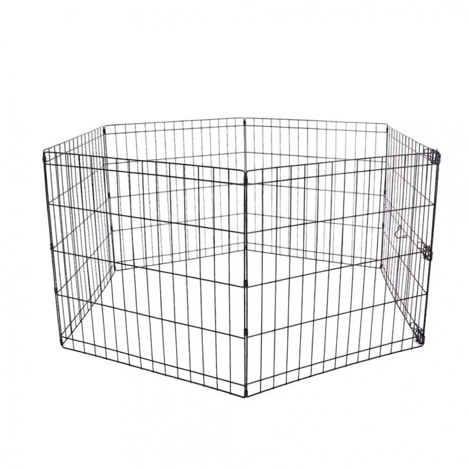 Mio Köpek Çiti 60 x 54 cm Siyah Boyalı