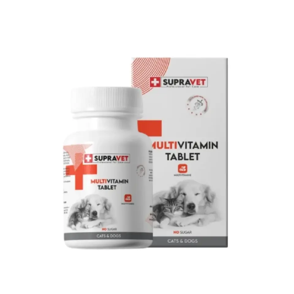 Supravet Kedi Ve Köpekler İçin Multivitamin Tablet 75 Adet