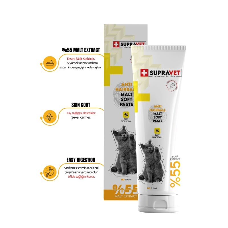 Anti-Hairball Malt Kedi Macunu 100 Gr Tüy Yumağı Engelleyici ( Extra Malt )