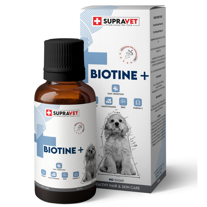 Plus +b For Dogs Biotine Damla 100 Ml + Zinc + Multi Vitamin ( Köpekler Için Tüy Sağlığı Damlası )