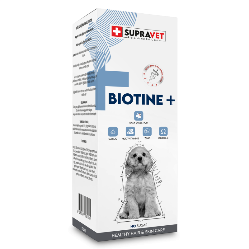 Plus +b For Dogs Biotine Damla 100 Ml + Zinc + Multi Vitamin ( Köpekler Için Tüy Sağlığı Damlası )