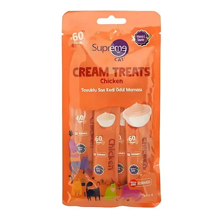 Supreme Cat Tavuklu Krema Kedi Ödülü 4x14gr